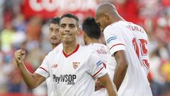 Ben Yedder, tras marcar al Eibar.