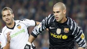 <b>VUELVE.</b> Víctor Valdés regresa a la portería del Barcelona después de su ausencia en Liga de Campeones.