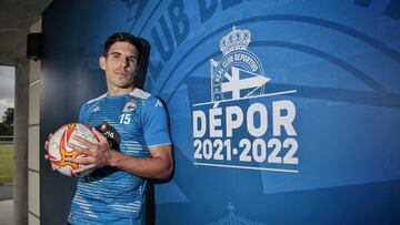 Víctor García está encantado con su regreso al Deportivo