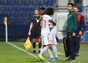 Ansu Fati salió al campo en el minuto 79 contra Montenegro, sustituyendo a Cucurella, y ese estreno le permite convertirse en el segundo futbolista más joven en la historia en debutar con España Sub-21.