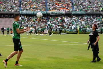 Atlético Nacional, entrenamiento en la Liga BetPlay