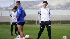 Karanka durante un entrenamiento.