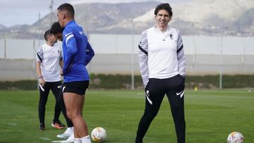 Karanka durante un entrenamiento.