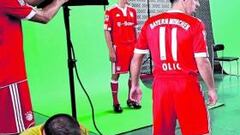 Ribéry se hizo la foto oficial... con la camiseta de Olic