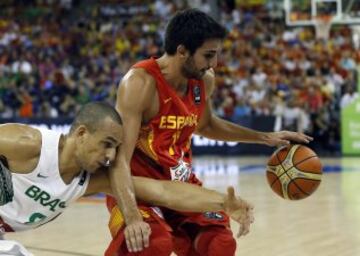 Ricky Rubio y Álex García.