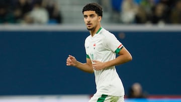 Zidane Iqbal, jugador de la Selección de Iraq