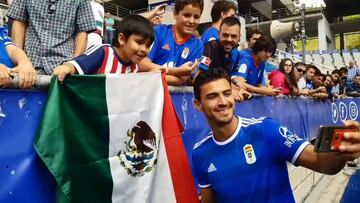 Alanís fue presentado en el Real Oviedo con presencia mexicana