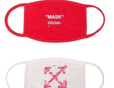 Mascarillas de marcas de lujo que pueden llegar a 200 euros