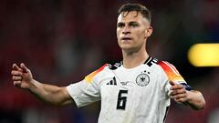 Kimmich durante el Alemania - Dinamarca de los octavos de final de la Eurocopa.