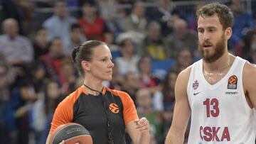 29/12/17 BALONCESTO BASKET EUROLEAGE EUROLIGA
PAARTIDO REGULAR SEASON ROUND 15
BASKONIA VITORIA GASTEIZ - CSKA MOSCU
ANNE PANTHER ARBITRO FEMENINA DE ALEMANIA
SERGIO RODRIGUEZ