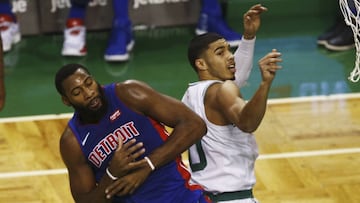 Andre Drummond y Jayson Tatum.