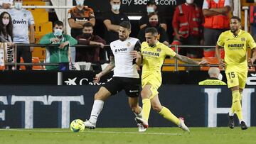 Piccini con Alcácer, el pasado sábado.