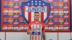 Juan David Rodr&iacute;guez fue oficializado como nuevo jugador del Junior de Barranquilla. el volante llega a pr&eacute;stamo por un a&ntilde;o con opci&oacute;n de compra