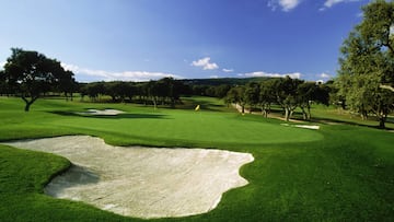 Imagen del Valderrama Golf Club, sede del Estrella Damm Andaluc&iacute;a Masters.