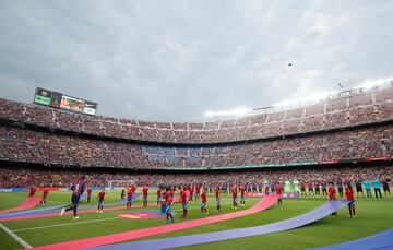 El nuevo Barcelona se presentó ante su público.