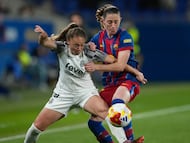 Ona Batlle y Banini en el último Barcelona-Badalona.