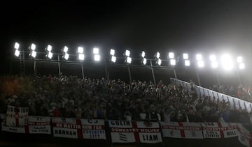 Soccer Football - UEFA Nations League - League A - Group 4 - Spain v England - Estadio Benito Villamarin, Seville, Spain - October 15, 2018 England fans during the match Action Images via Reuters/Carl Recine