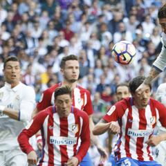 El Madrid, el doble de goleador; el Atleti ha corrido 50 km más