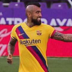 ¡Golazo! Vidal marcó su octavo gol de la temporada con el Barça