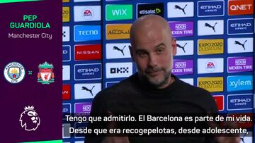 Guardiola: "Tenéis que estar orgullosos de vuestro país, es el mejor"