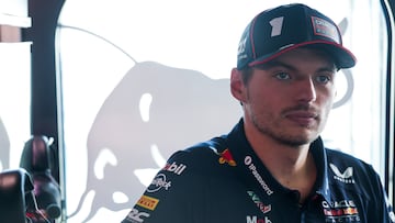 MEXICO CITY, MEXICO - OCTOBER 23: Max Verstappen of the Netherlands and Oracle Red Bull Racing looks on during previews ahead of the F1 Grand Prix of Mexico at Autodromo Hermanos Rodriguez on October 23, 2025 in Mexico City, Mexico. (Photo by Mark Thompson/Getty Images) // Getty Images / Red Bull Content Pool // SI202510230365 // Usage for editorial use only //