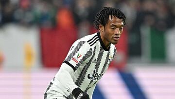 Juan Guillermo Cuadrado en un partido de Juventus.