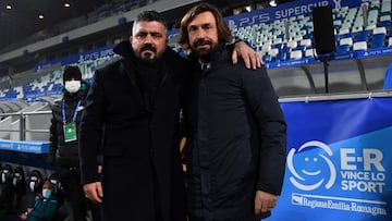 Pirlo "sorry" for Gattuso ahead of Napoli-Juventus clash