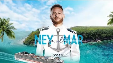 El crucero de Neymar, “el más esperado de todos los tiempos”: tres días de fiesta, casino y conciertos