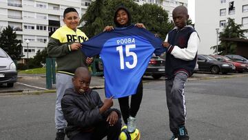 Los niños de Roissy en Brie sueñan con ser algún día como Pogba, que se crió como ellos hace unos años en las mismas calles y el mismo club de fútbol.