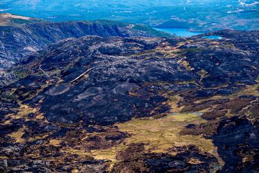 Desde el cielo: así han quedado las zonas afectadas por los incendios de agosto