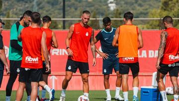 Entrenamiento de pretemporada del Mallorca en la Ciudad Deportiva.