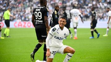 70 Alexis Alejandro SANCHEZ (om) during the Ligue 1 Uber Eats match between Marseille and Ajaccio at Orange Velodrome on October 8, 2022 in Marseille, France. (Photo by Alexandre Dimou/FEP/Icon Sport via Getty Images) - Photo by Icon sport