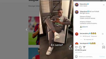 Chapeau al Barça por publicar este vídeo-denuncia y que llegue a sus 100M de seguidores en Instagram