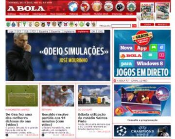 Portadas de la prensa extranjera