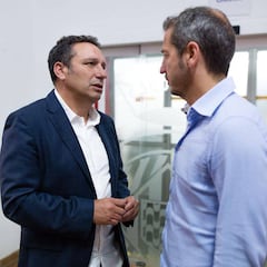 Eusebio y Cárcel coinciden: no hay prisa por fichar a un lateral