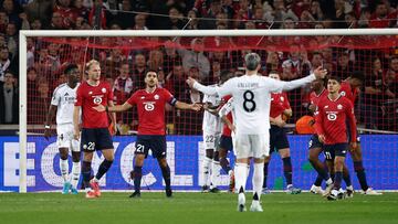 Imagen del Lille-Real Madrid.