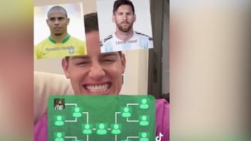 James elige a Messi por encima de Pelé y Ronaldo