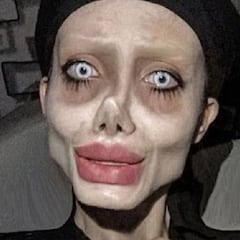 Sale a la luz el verdadero aspecto de la 'Angelina Jolie zombi': irreconocible