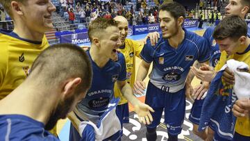 El Obradoiro se lleva un partido muy igualado ante el San Pablo Burgos