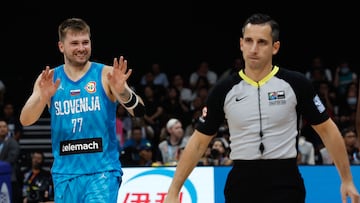 Doncic: “La pierna no está bien”