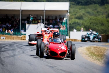 Ferrari 156 'Sharknose', compitió en la la temporada 1961 del mundial de Fórmula 1.