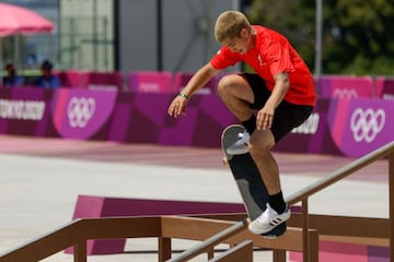 Angelo Caro tuvo una actuación sobresaliente en la primera competencia de street skate de la historia de los Juegos Olímpicos.