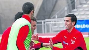 <b>A POR TODAS. </b>Ricardo elogió el excelente momento físico que vive la plantilla de José Luis Oltra.