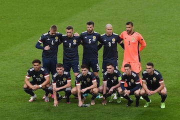 Equipo de la selección de Escocia.