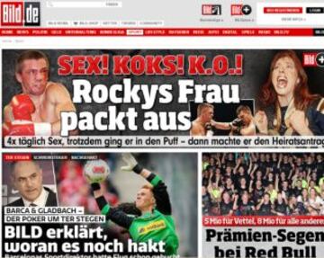 Portadas de la prensa extranjera