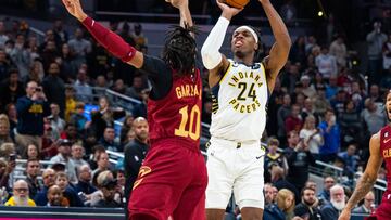 2020 NBA Three-Point Contest champion Buddy Hield flashed his competition-winning form in record-setting fashion in Thursday’s Pacers-Cavaliers matchup.