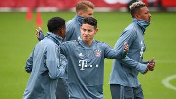 James Rodr&iacute;guez regres&oacute; a entrenamientos