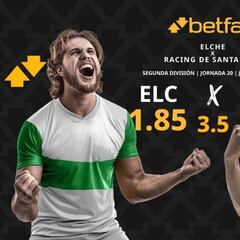 Elche CF vs. Racing de Santander: horario, dónde ver, pronósticos y clasificación