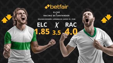 Elche CF vs. Racing de Santander: horario, dónde ver, pronósticos y clasificación