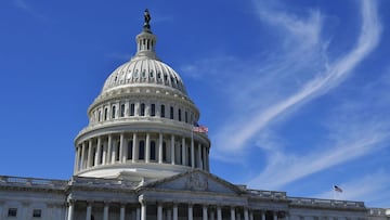 (FILES) In this file photo the dome of the US Capitol is seen in Washington, DC on March 27, 2019. - US lawmakers appeared on track December 20, 2020 to pass a roughly $900 billion Covid-19 relief package for millions of Americans, after Democrats and Rep